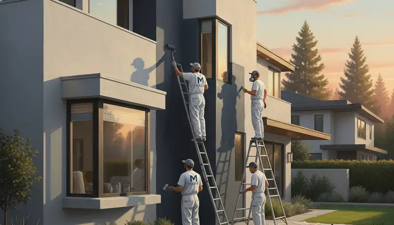 Exterior house painting in Beverly, MA by Beverly Paint Pros for durable curb appeal