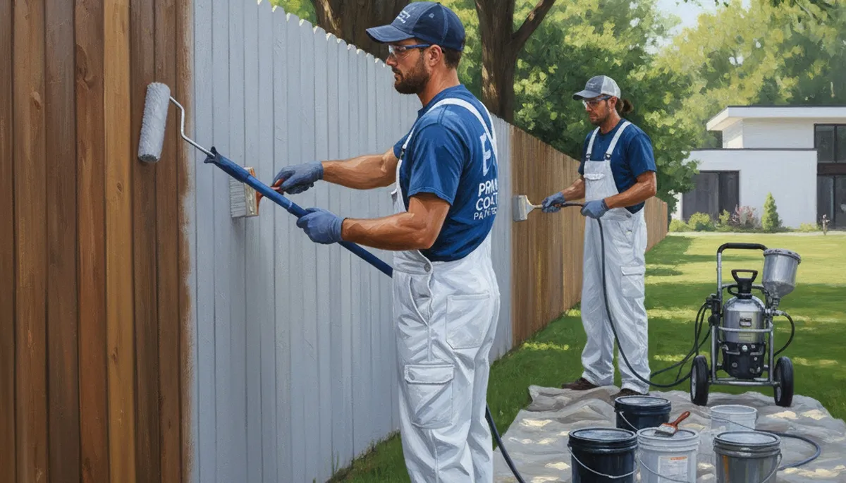 Fence painting service in Beverly, MA for weather protection and a fresh exterior finish