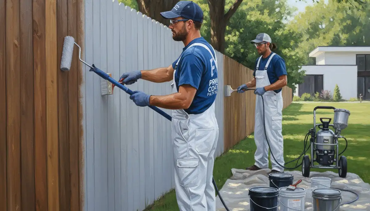 Fence painting service in Beverly, MA for weather protection and a fresh exterior finish