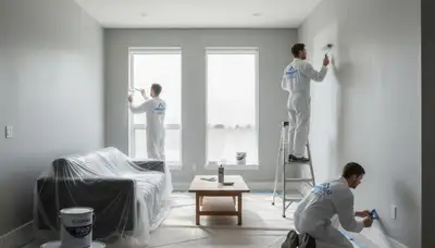 Interior house painting service in Beverly, MA for durable, humidity-resistant home finishes