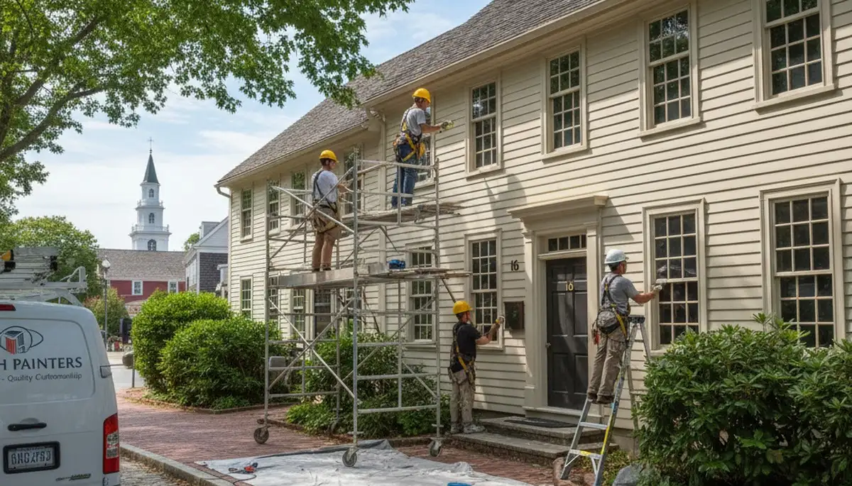 Professional house painting service in Beverly, MA for interior and exterior home projects