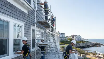 Beverly, MA painters providing professional interior and exterior painting services