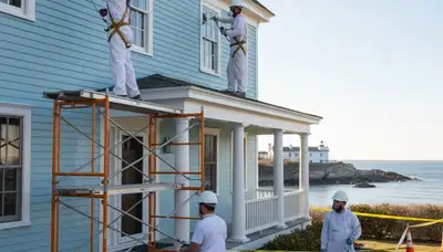 Beverly, MA painting contractor providing interior and exterior painting services for homes and businesses