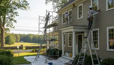 Professional painters serving Beverly, MA with interior and exterior painting services