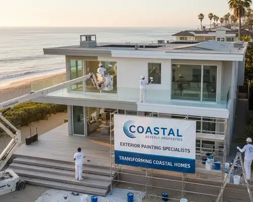 Exterior painting services for coastal Beverly, MA homes by Painters Beverly MA